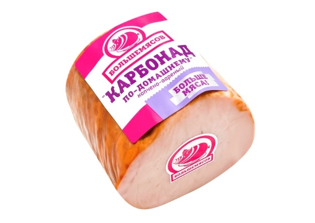 

Карбонад Большемясов По-домашнему варено-копченый 300 г