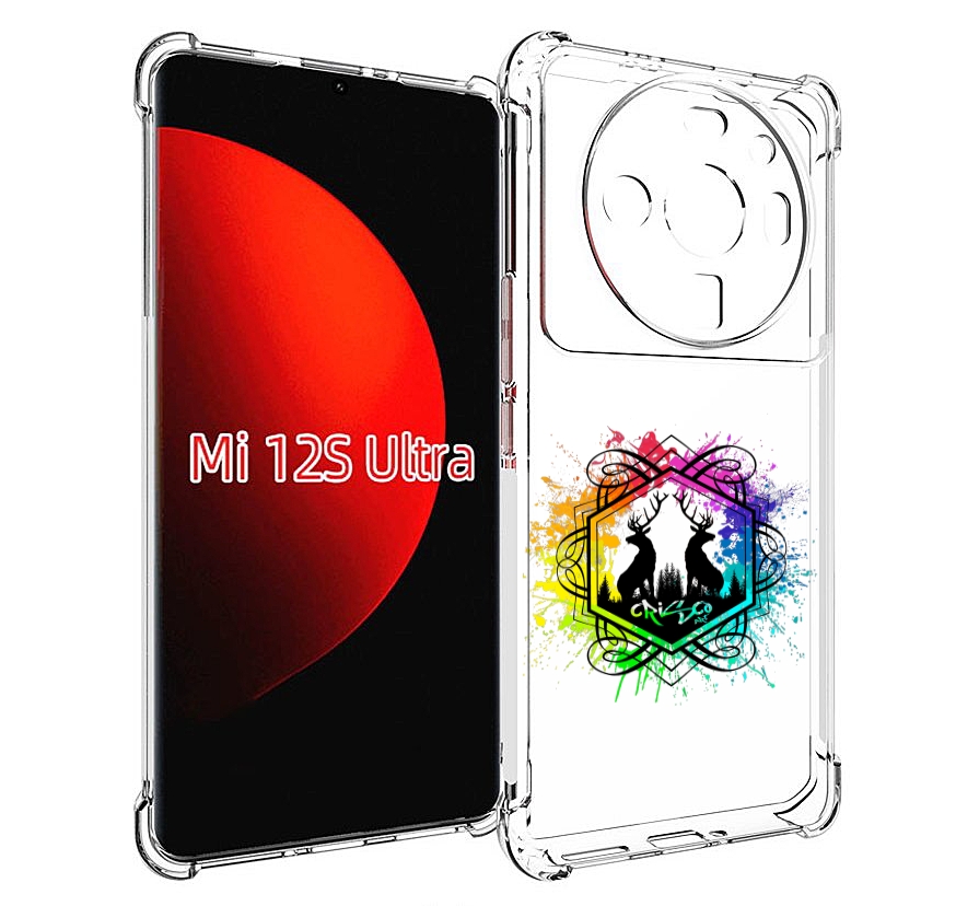 

Чехол MyPads арт-с-оленями для Xiaomi 12S Ultra, Прозрачный, Tocco