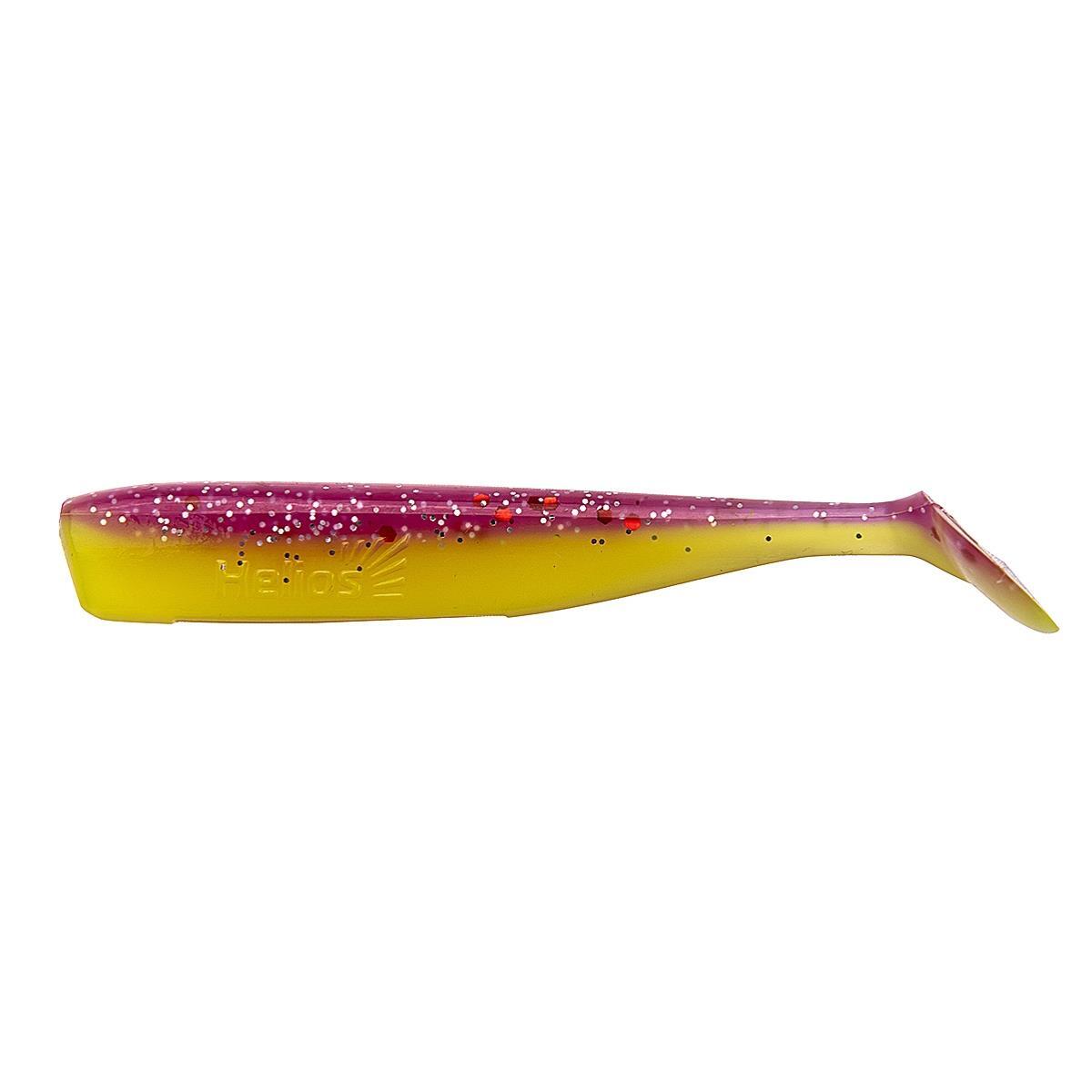 

Виброхвост Chebak 3,15"/8 см Fio & Acid lemon 7шт. (HS-3-027) Helios, Розовый;фиолетовый;желтый
