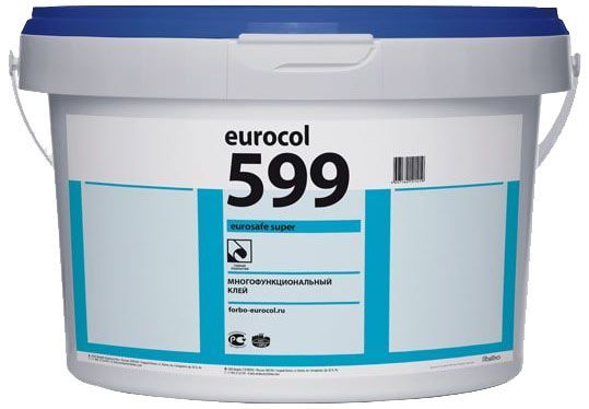 FORBO EUROCOL 599 Eurosafe Super клей для коммерческих ПВХ покрытий многофункциональный