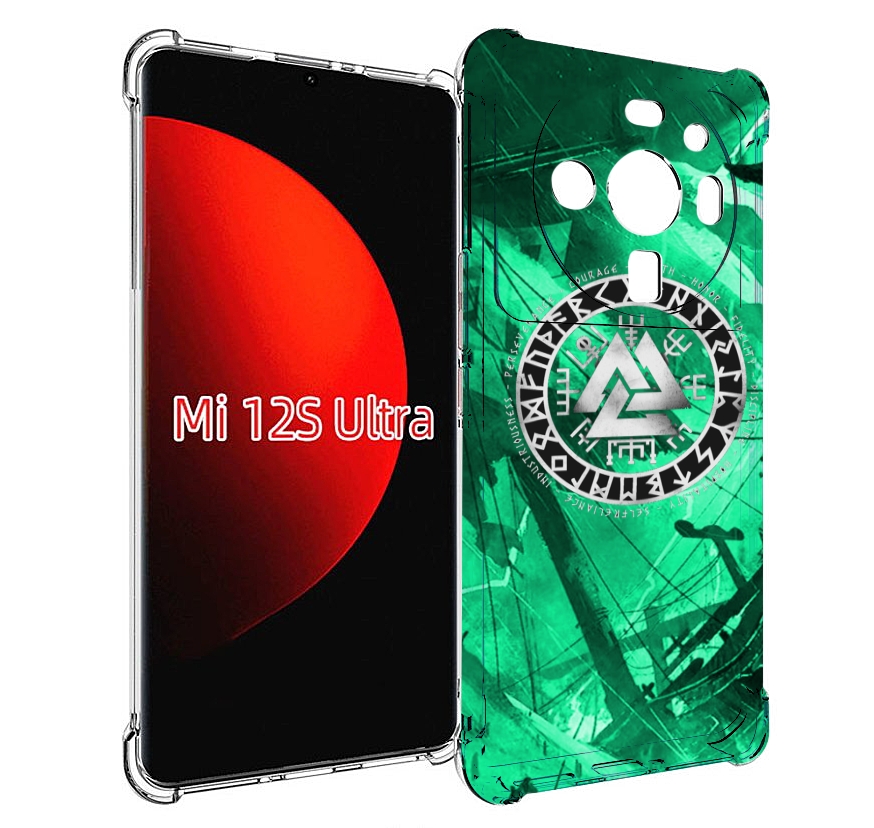 

Чехол MyPads ассасин-крид-2020-рагнарек мужской для Xiaomi 12S Ultra, Прозрачный, Tocco