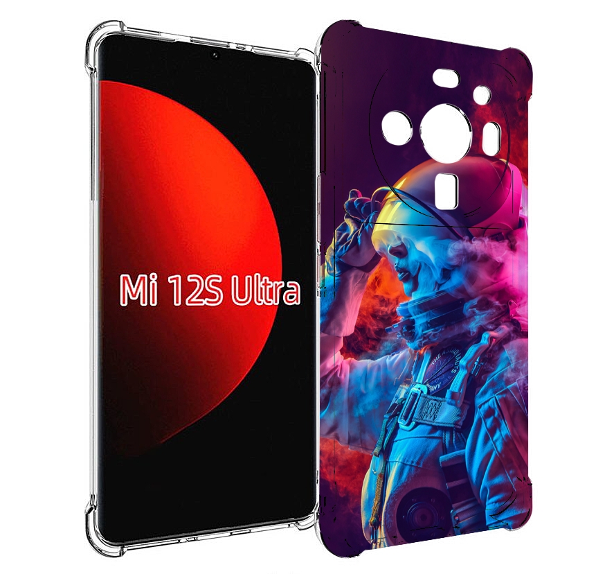 

Чехол MyPads астронавт в дыму для Xiaomi 12S Ultra, Прозрачный, Tocco