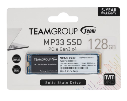 фото Ssd диск team group mp33 128 tm8fp6128g0c101 128 гб (03184)