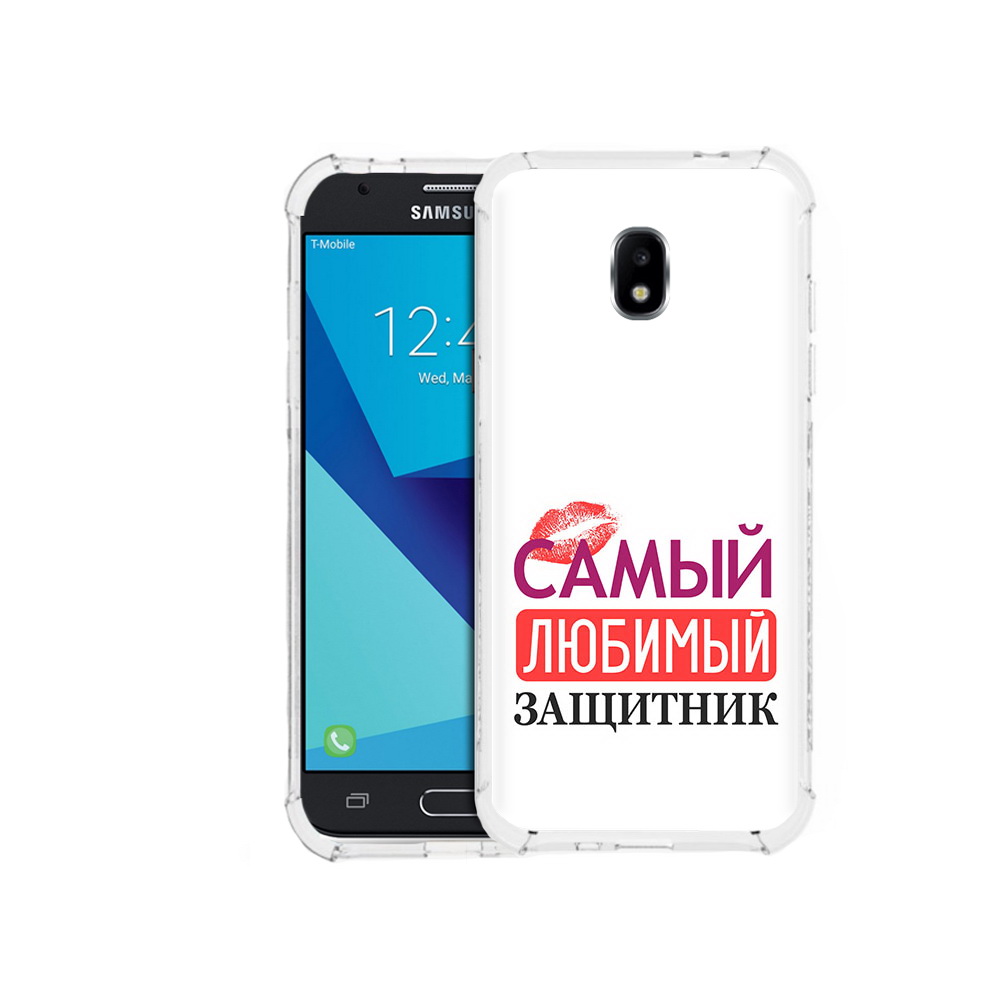 

Чехол MyPads Tocco для Samsung Galaxy J7 Pro любимый защитник (PT128255.589.451), Прозрачный, Tocco