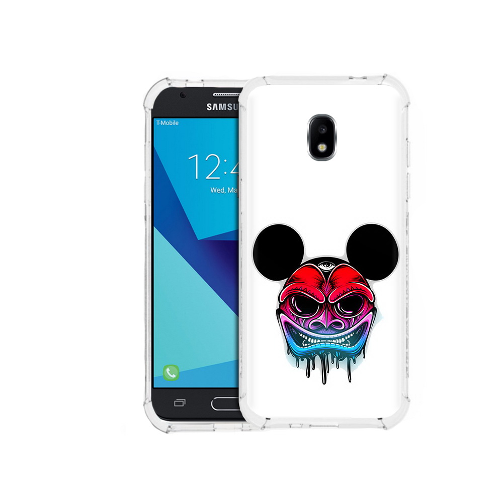 

Чехол MyPads Tocco для Samsung Galaxy J7 Pro микки в маске (PT128255.589.473), Прозрачный, Tocco