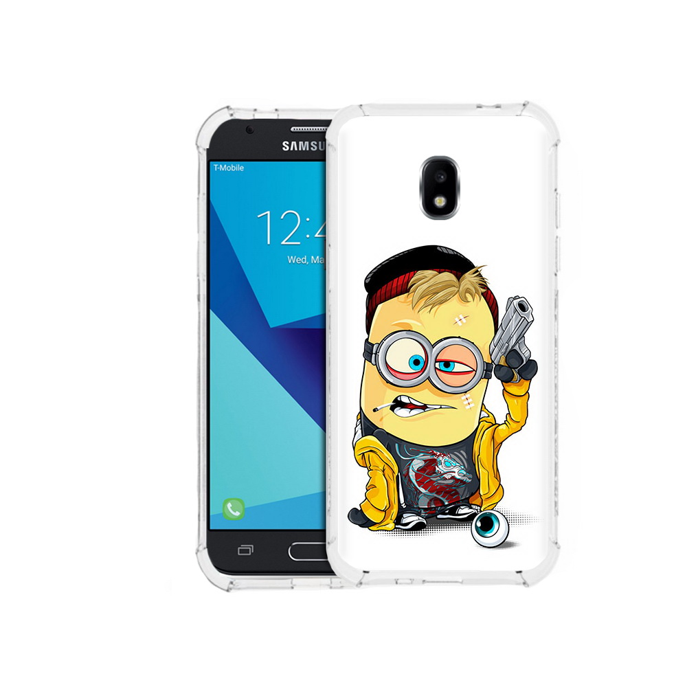 

Чехол MyPads Tocco для Samsung Galaxy J7 Pro миньон бандит (PT128255.589.475), Прозрачный, Tocco