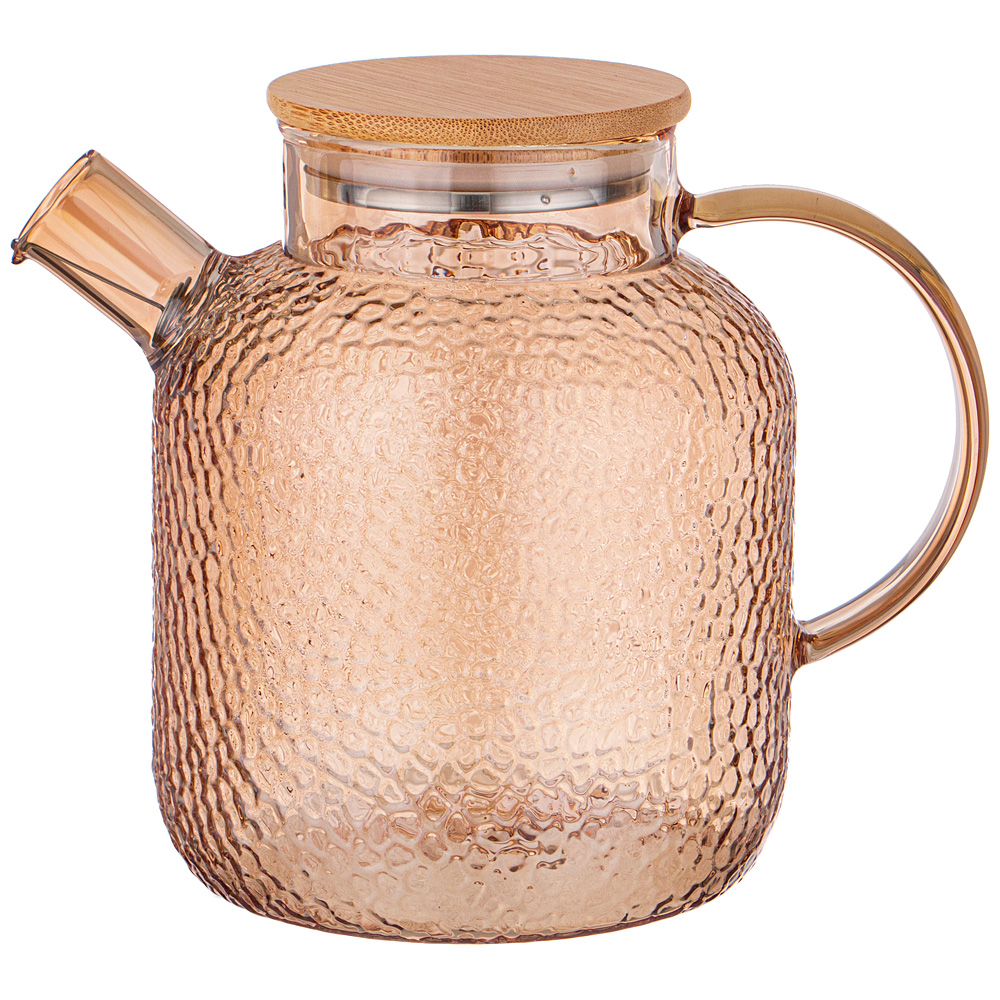 

Чайник заварочный Agness Amber 1.2л жаропрочное стекло 887-204_, Коричневый