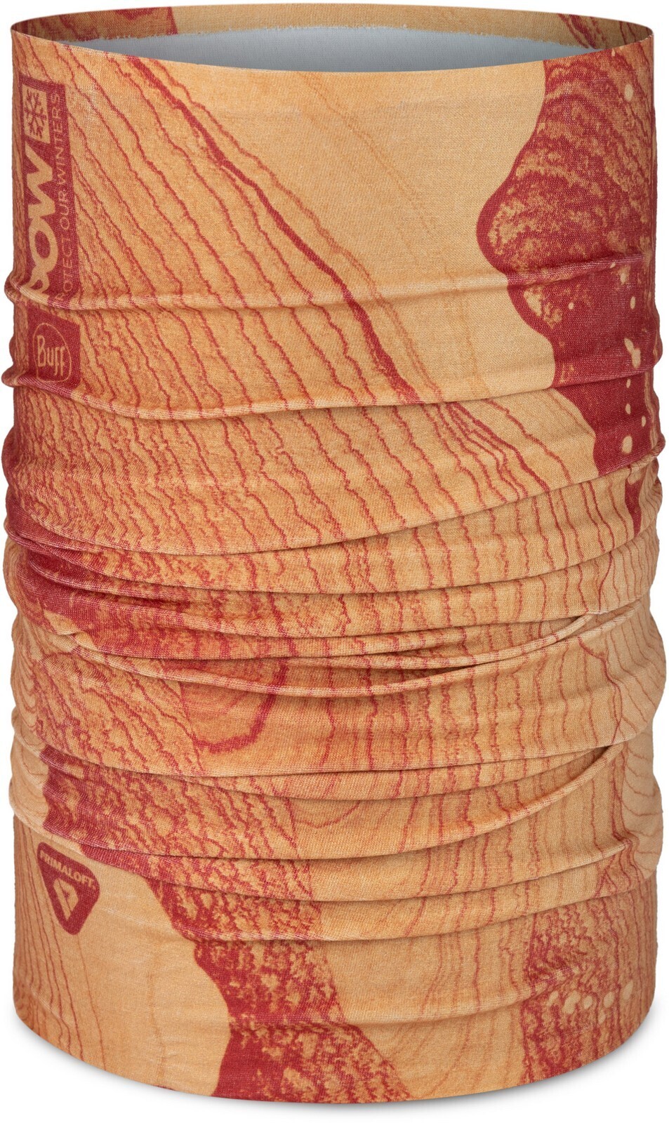 

Тонкая зимняя бандана Buff Thermonet Evaporate Tangerine, Разноцветный