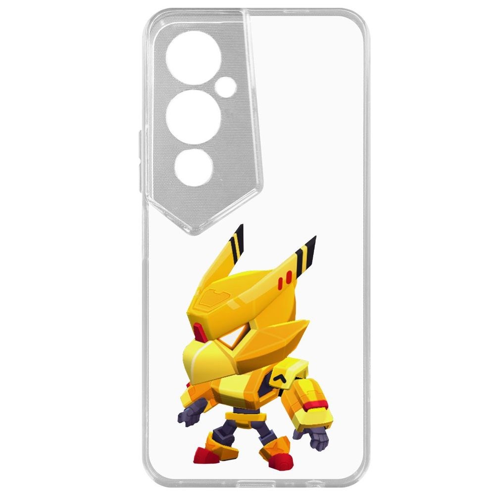 

Чехол-накладка Brawl Stars-Ворон Золотой Меха для Tecno Pova 4 Pro, Прозрачный