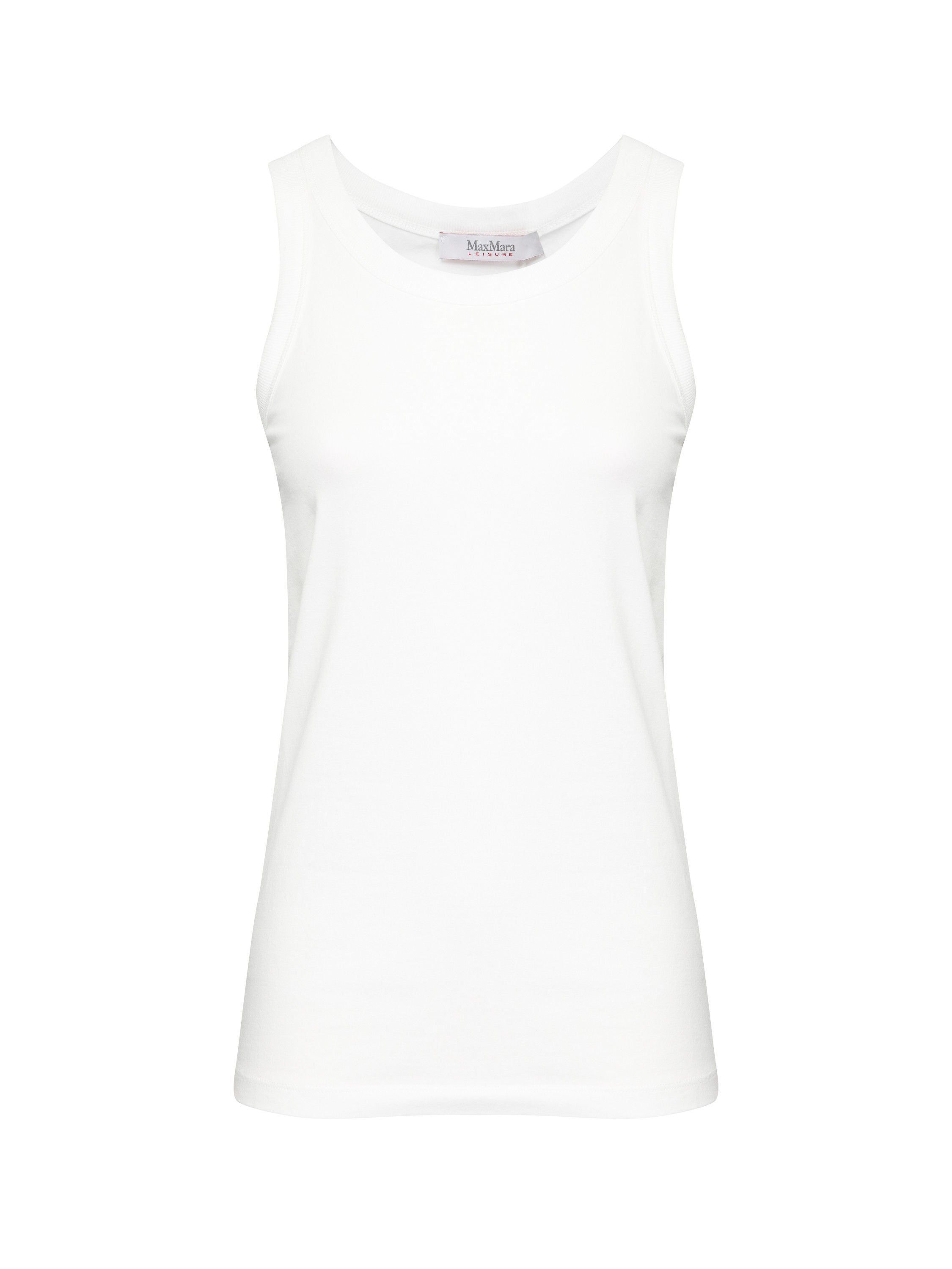 

Майка женская Max Mara 2339410136 белая S, Белый, 2339410136