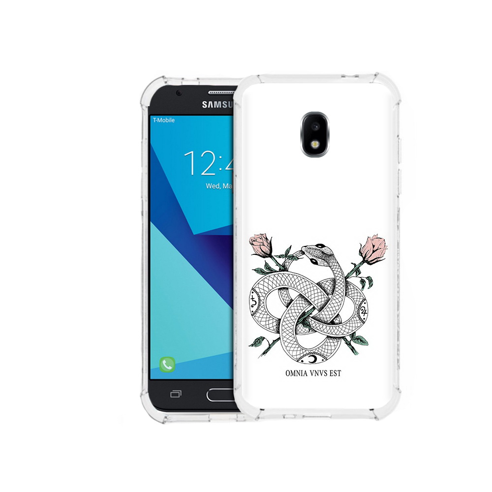 

Чехол MyPads Tocco для Samsung Galaxy J7 Pro нарисованная змея абстракция, Прозрачный, Tocco