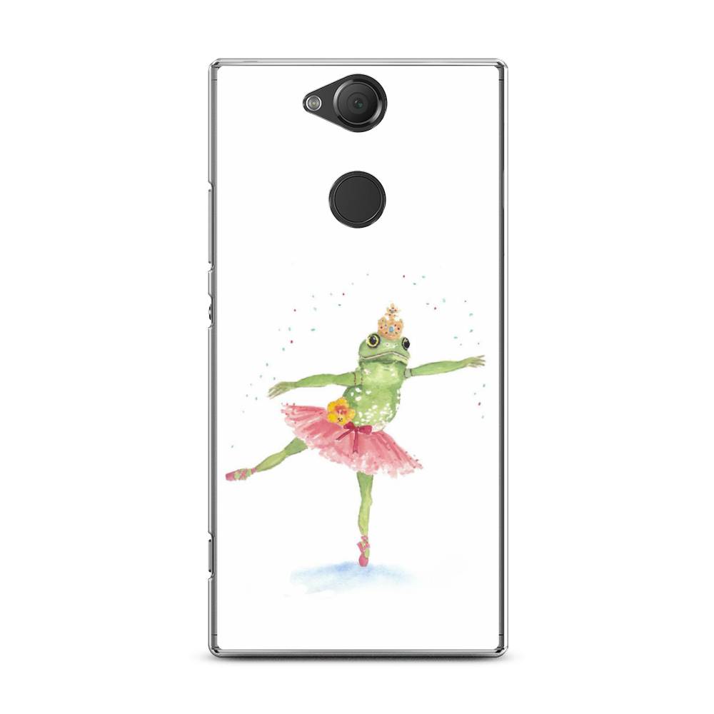 

Чехол на Sony Xperia XA2 Plus "Лягушка-балерина", Зеленый, 53550-4