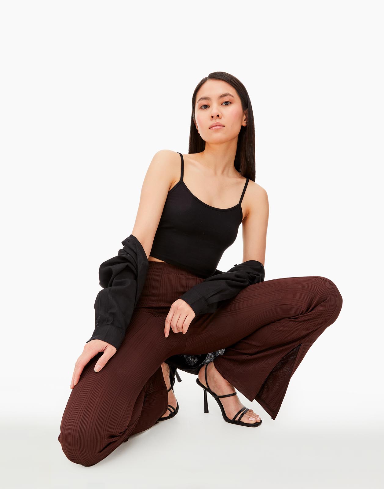 

Топ женский Gloria Jeans GTN003484 черный M, GTN003484