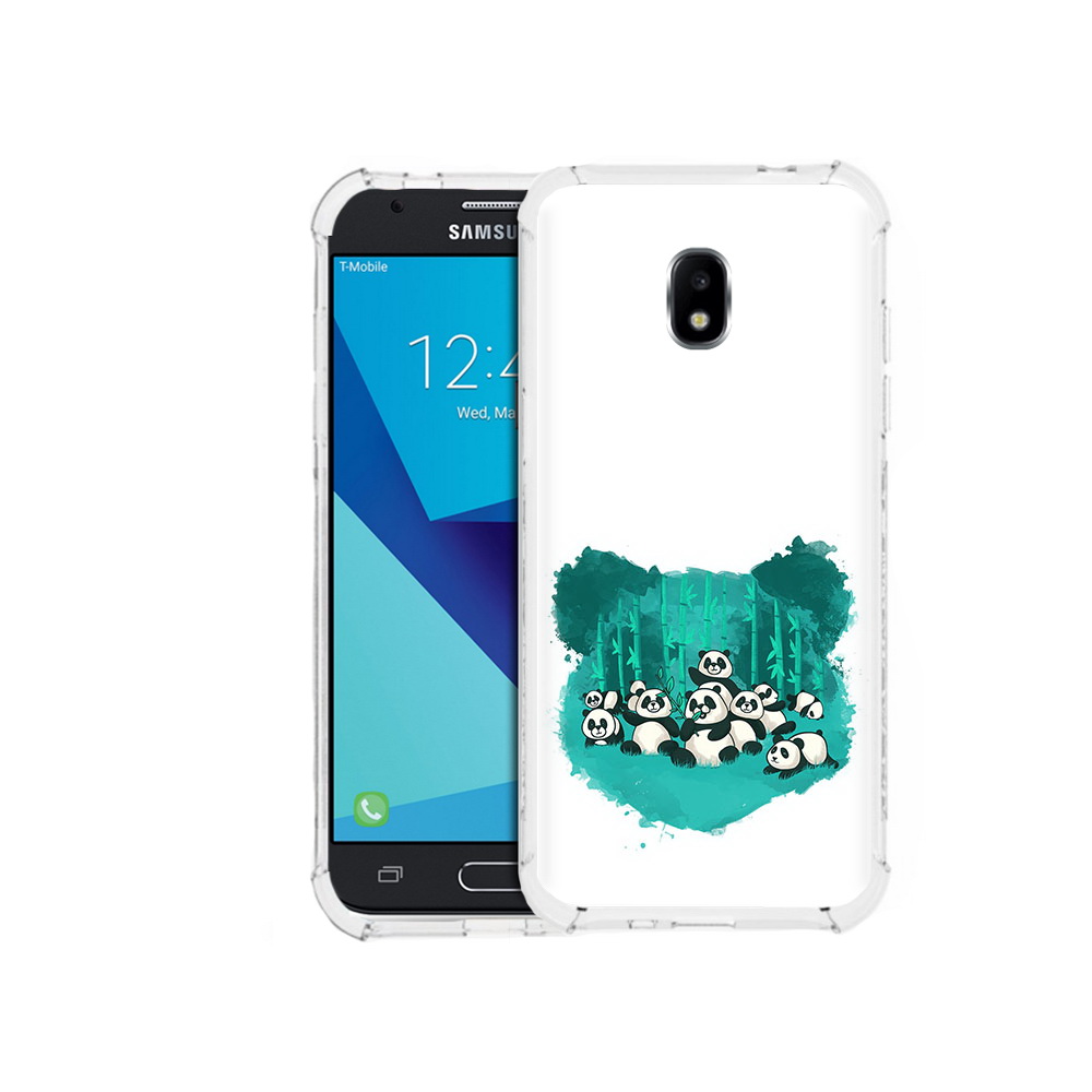 Чехол MyPads Tocco для Samsung Galaxy J7 Pro нарисованные панды (PT128255.589.508)