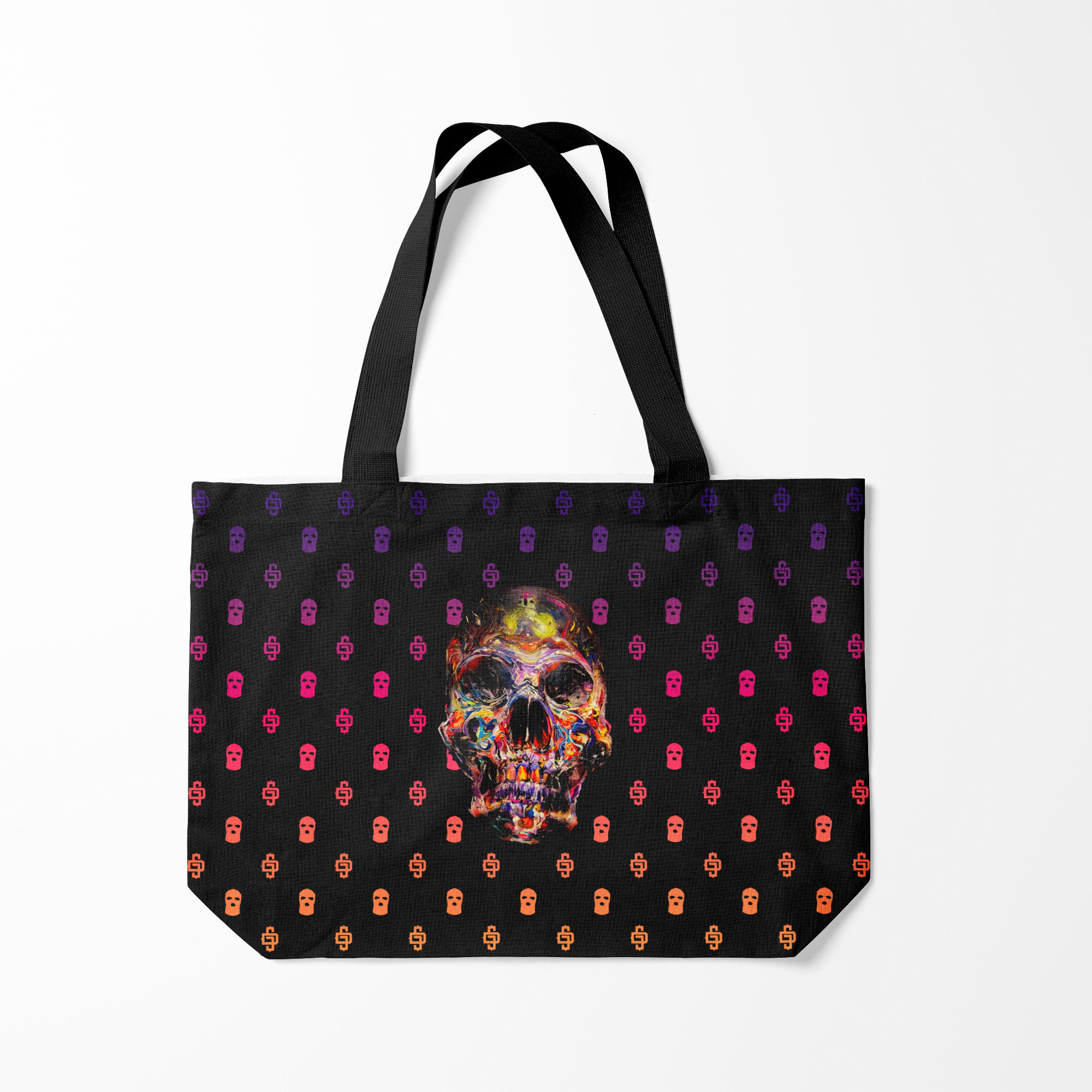 

Сумка шoппер унисекс Burnettie Черепа Fade Skull Dope Street Market, черный, Черепа Fade Skull Dope Street Market
