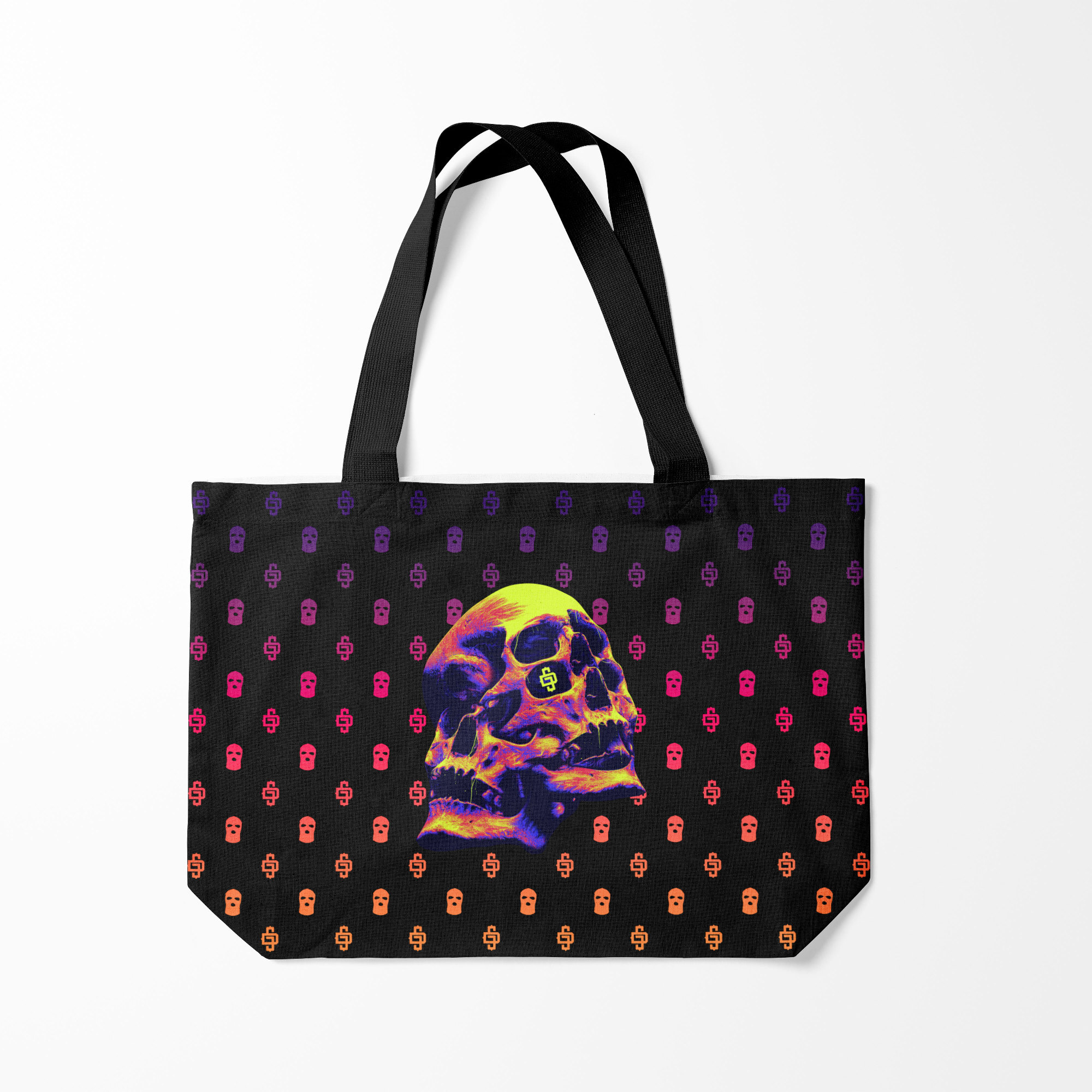 

Сумка шoппер унисекс Burnettie Черепа 2 Skull Dope Street Market, черный, Черепа 2 Skull Dope Street Market