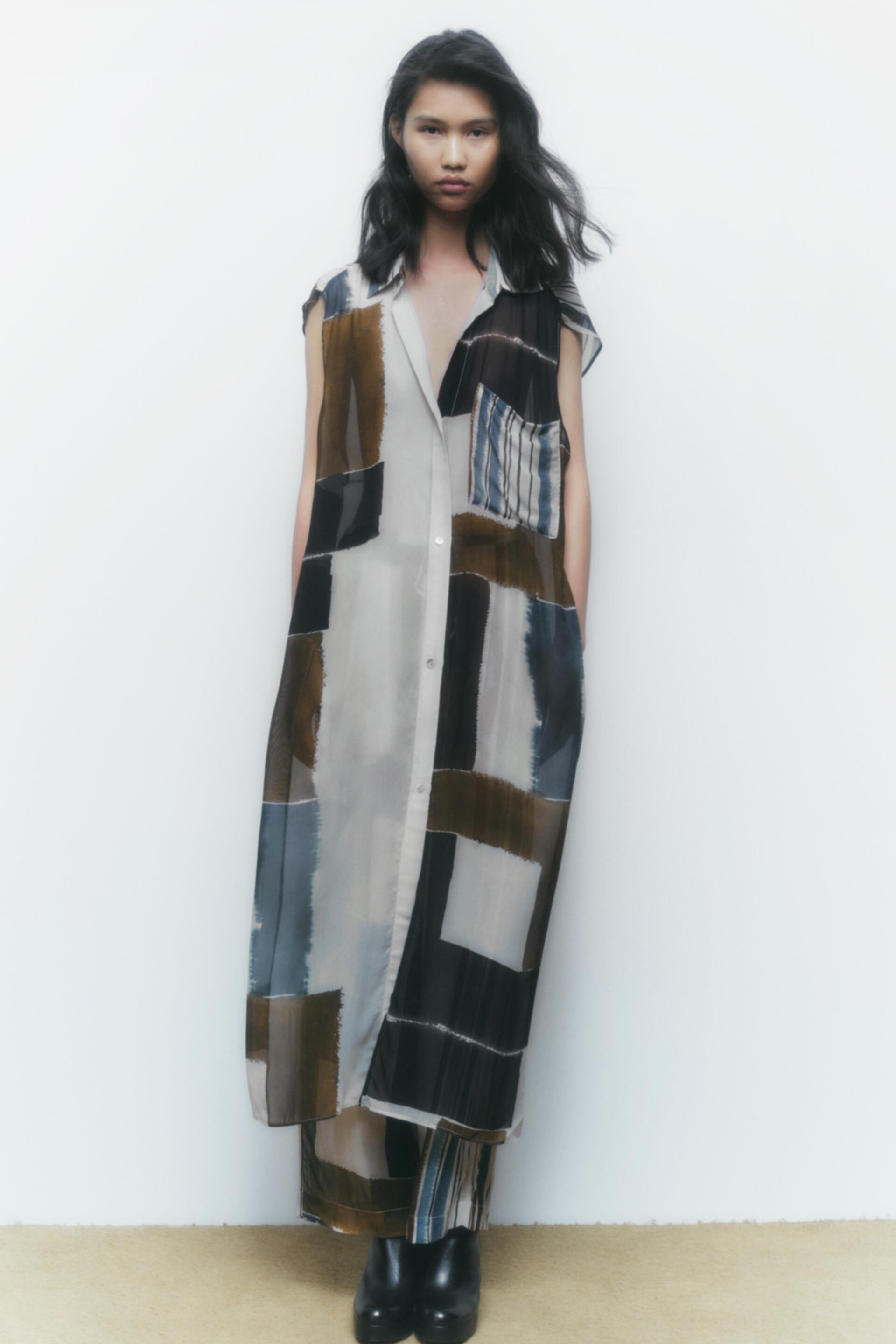 

Туника женская ZARA 00264721 разноцветная L, 00264721