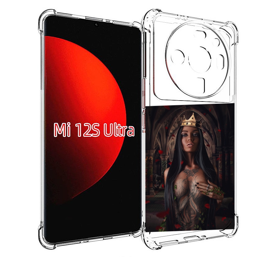 

Чехол MyPads багровый-пик для Xiaomi 12S Ultra, Прозрачный, Tocco