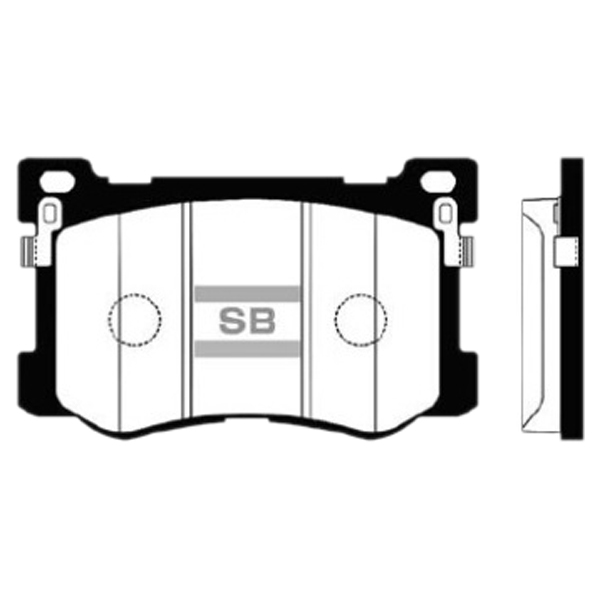 

Тормозные колодки Sangsin brake zp1547