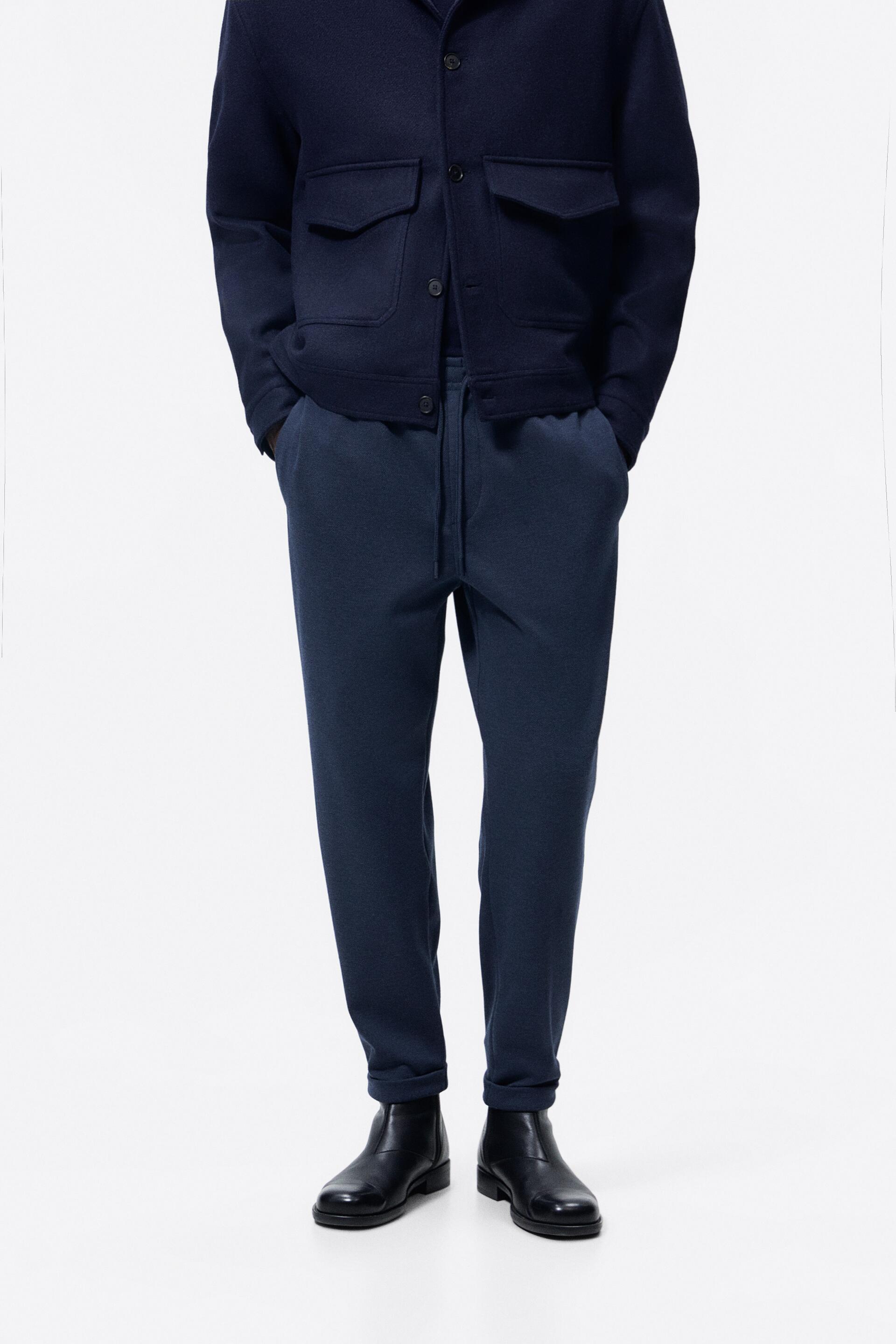

Брюки мужские ZARA 00347541 синие M (доставка из-за рубежа), Синий, 00347541