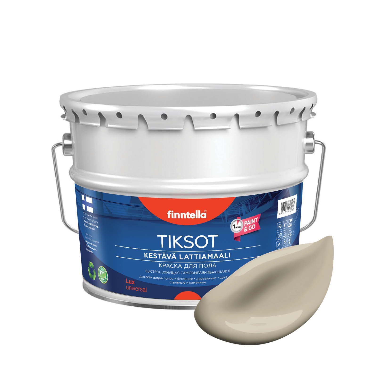

Краска TIKSOT, NORSUNLUU бежевый, 9л, 1