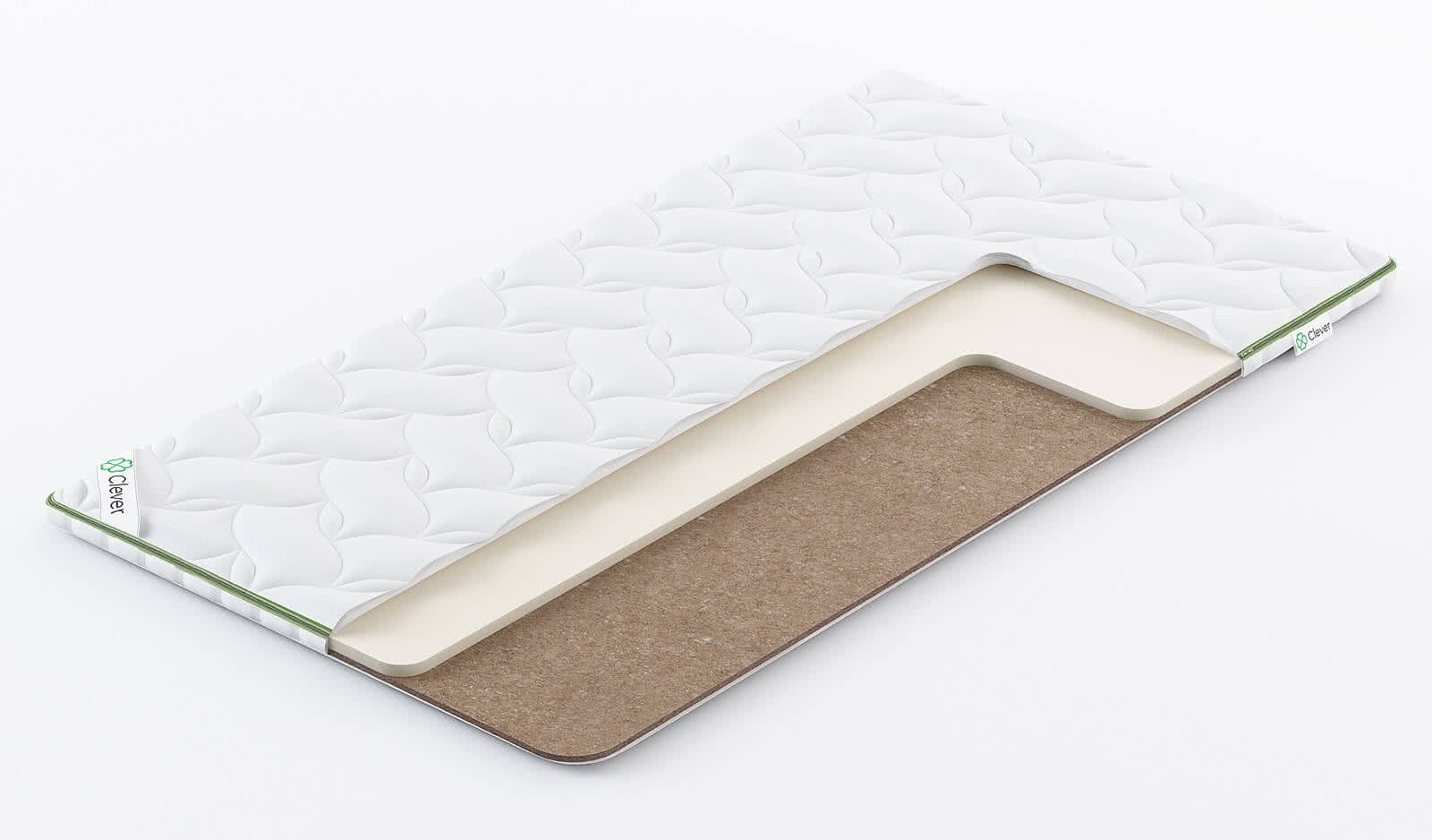 

Топпер Clever MemoTop Hard 75x190, Белый, Clever MemoTop Hard