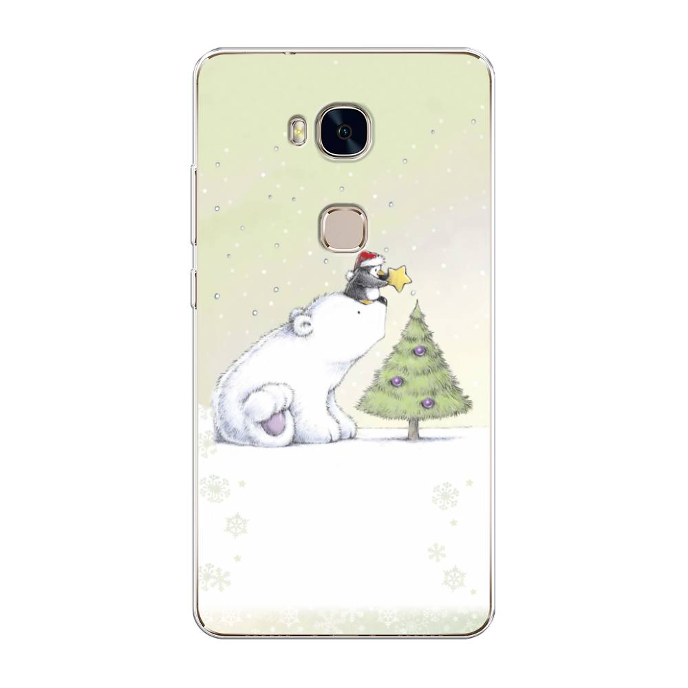 

Чехол для Honor 5X "Украшение елки", Белый;бежевый, 60550-5