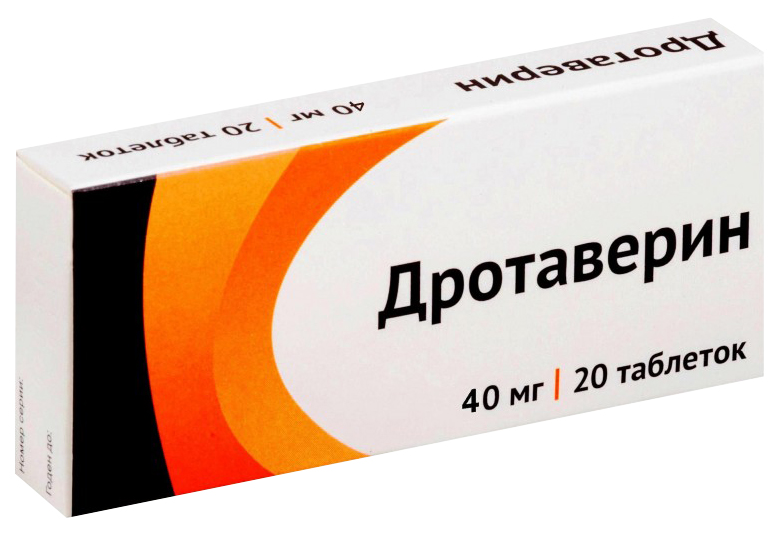 Купить Дротаверин таблетки 40 мг №20, Озон ООО