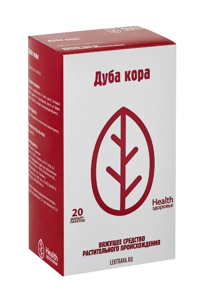 Дуб Health Здоровье кора фильтр-пакеты 20 шт.