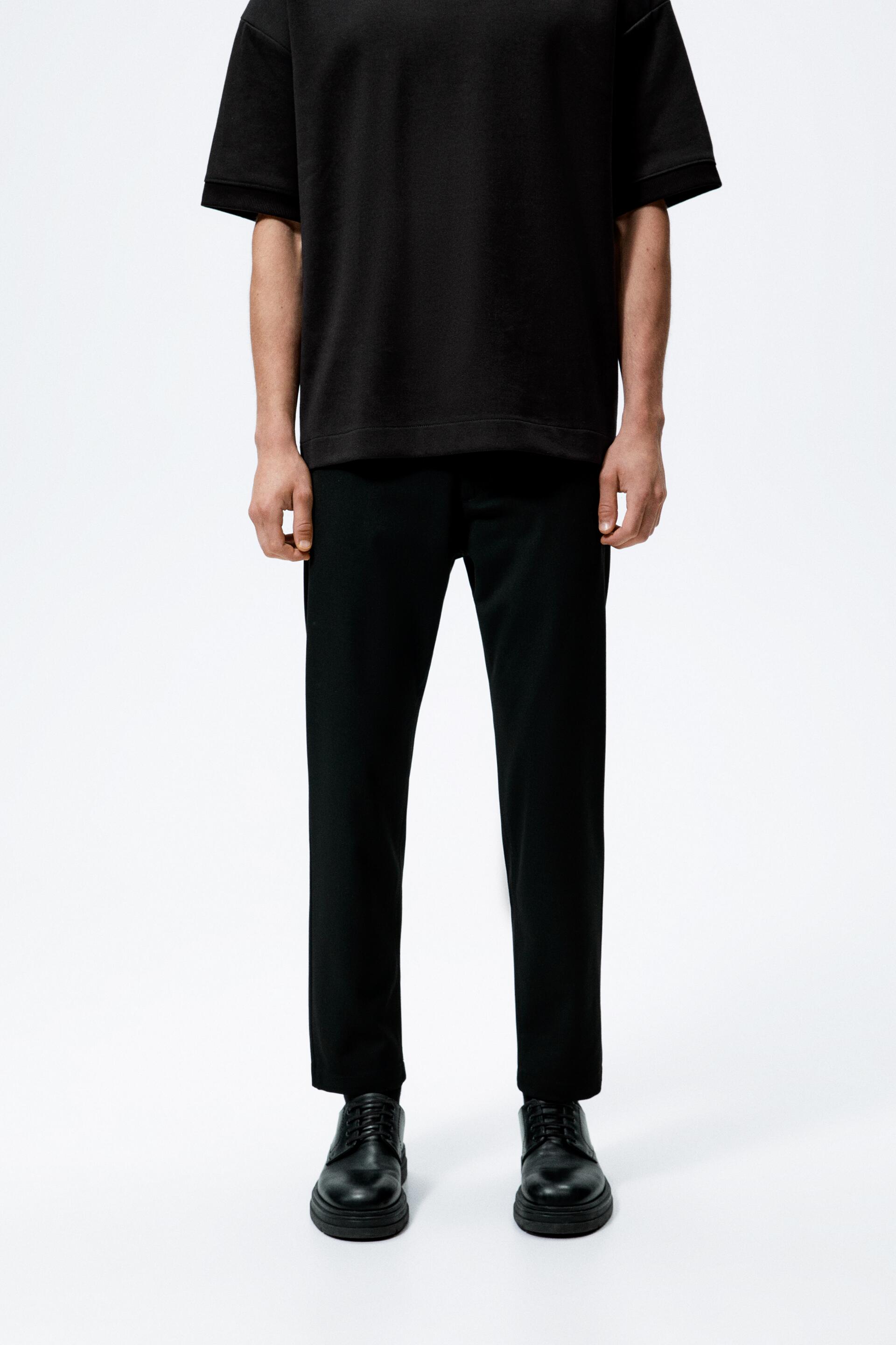 Брюки мужские ZARA 00706215 черные 38 (доставка из-за рубежа)