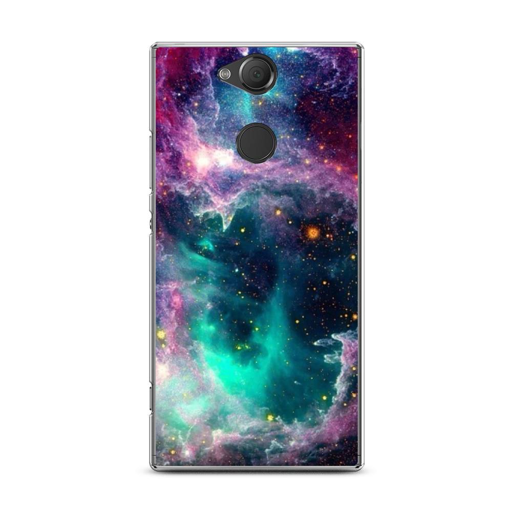 

Чехол для Sony Xperia XA2 Plus "Звездные облака", Розовый;бежевый, 53550-2