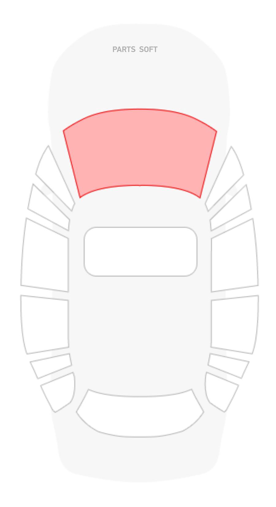 

Стекло ветровое VW Polo (09-15) KMK GLASS