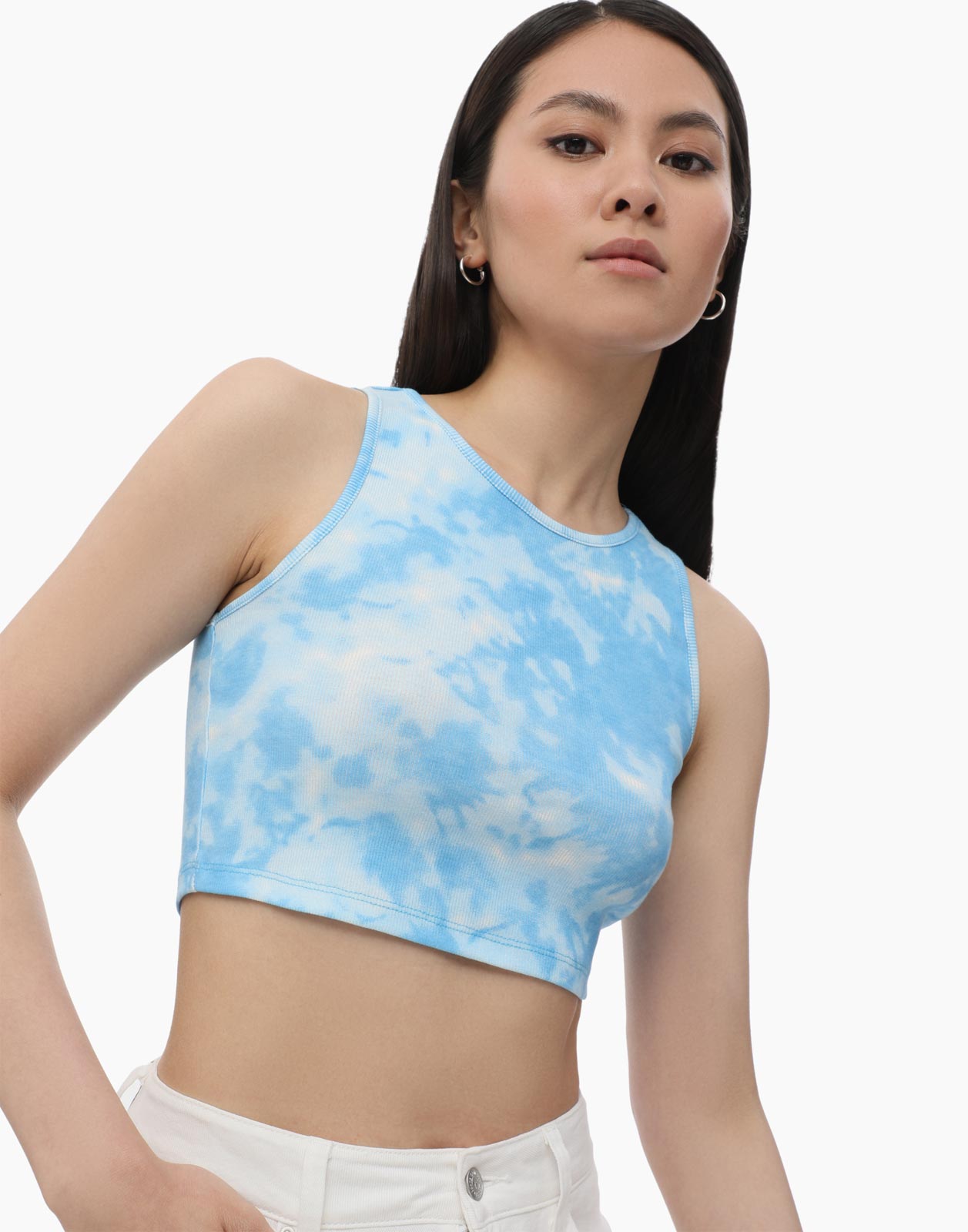 

Топ женский Gloria Jeans GTN003487 синий L, GTN003487