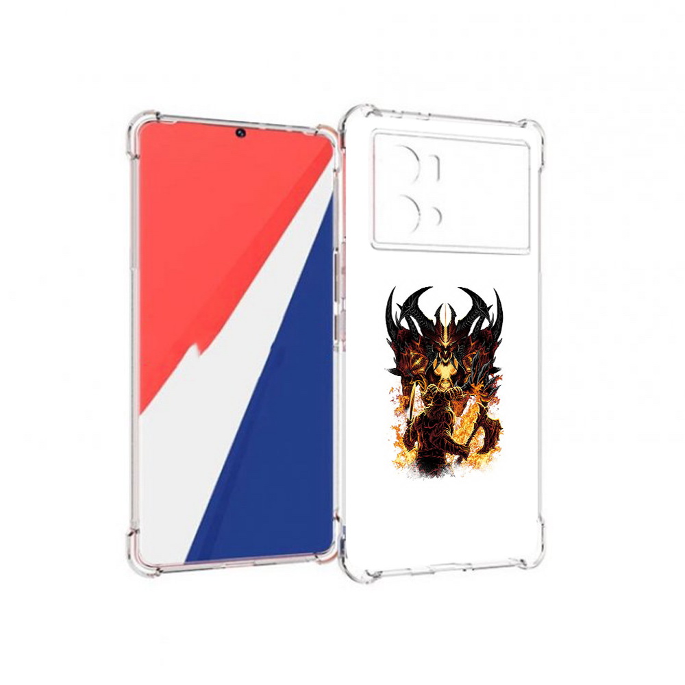 

Чехол MyPads Tocco для Vivo 9 Pro демон shadow fiend (PT226978.402.318), Прозрачный, Tocco