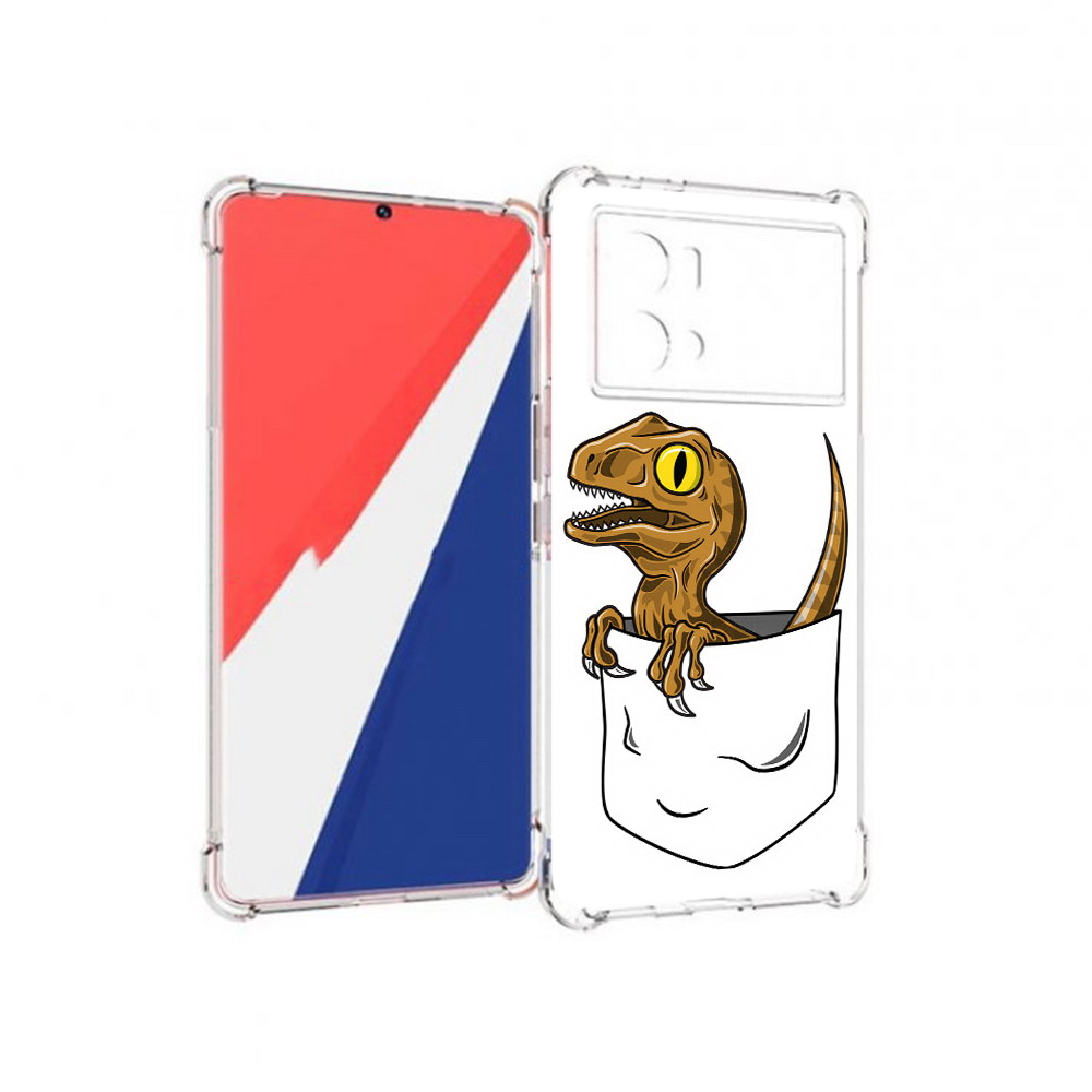 

Чехол MyPads Tocco для Vivo 9 Pro динозавр в кармане (PT226978.402.327), Прозрачный, Tocco