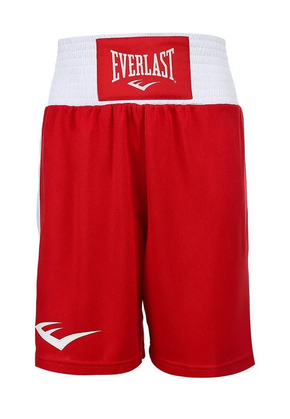 

Трусы боксёрские Everlast Elite красно-белые, размер L, Красный;белый