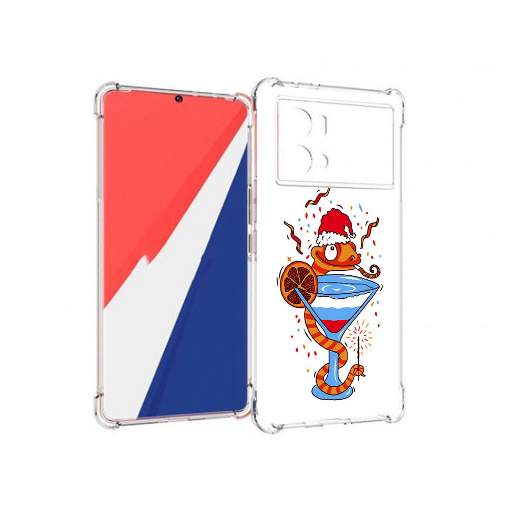 

Чехол MyPads Tocco для Vivo 9 Pro змейка (PT226978.402.364), Прозрачный, Tocco