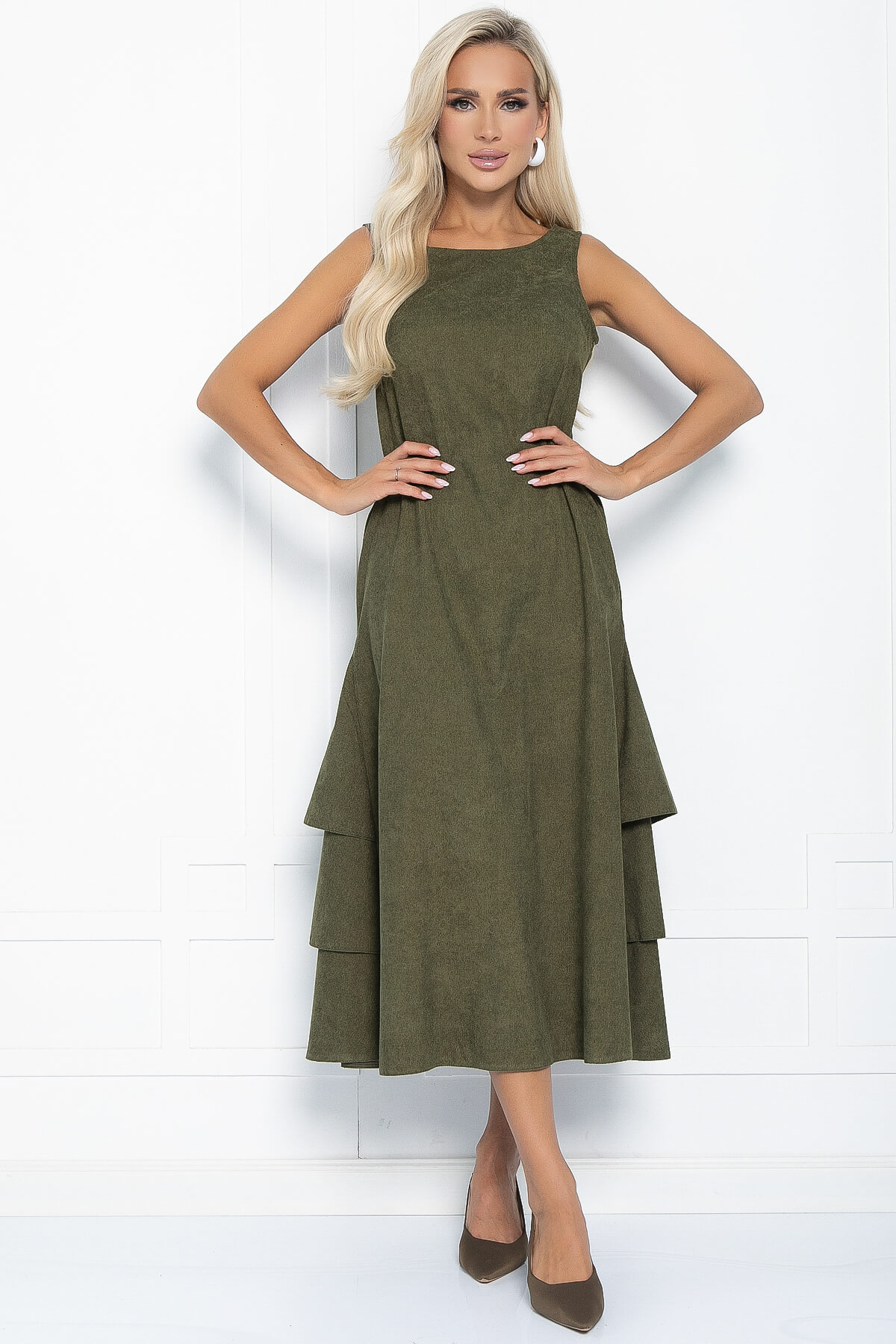 

Платье женское LT Collection Тернеция хаки 48 RU, Тернеция