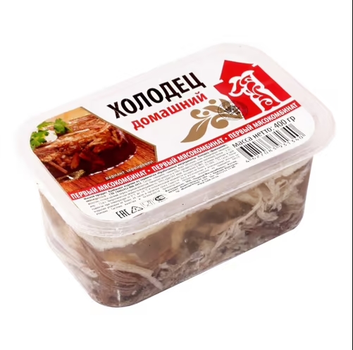 

Холодец Первый Мясокомбинат Домашний 400 г