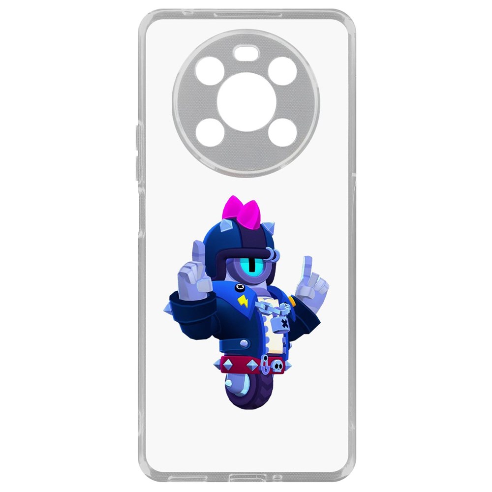 

Чехол-накладка Brawl Stars-Дикий Сту для Honor X9, Прозрачный