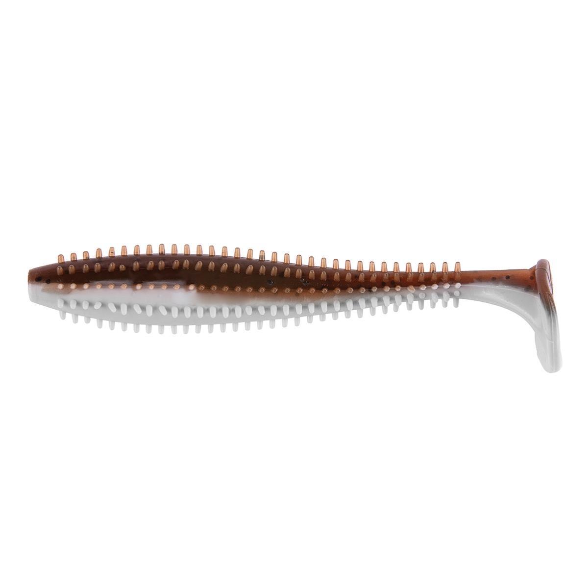 

Виброхвост Shaggy 5,12"/13 см Rusty & White 5шт. (HS-18-005) Helios