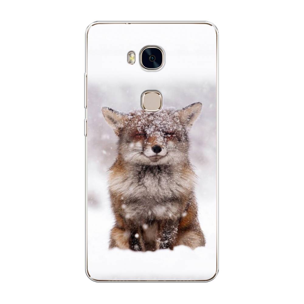 

Чехол для Honor 5X "Зимняя лиса", Белый;серый;коричневый, 60550-1