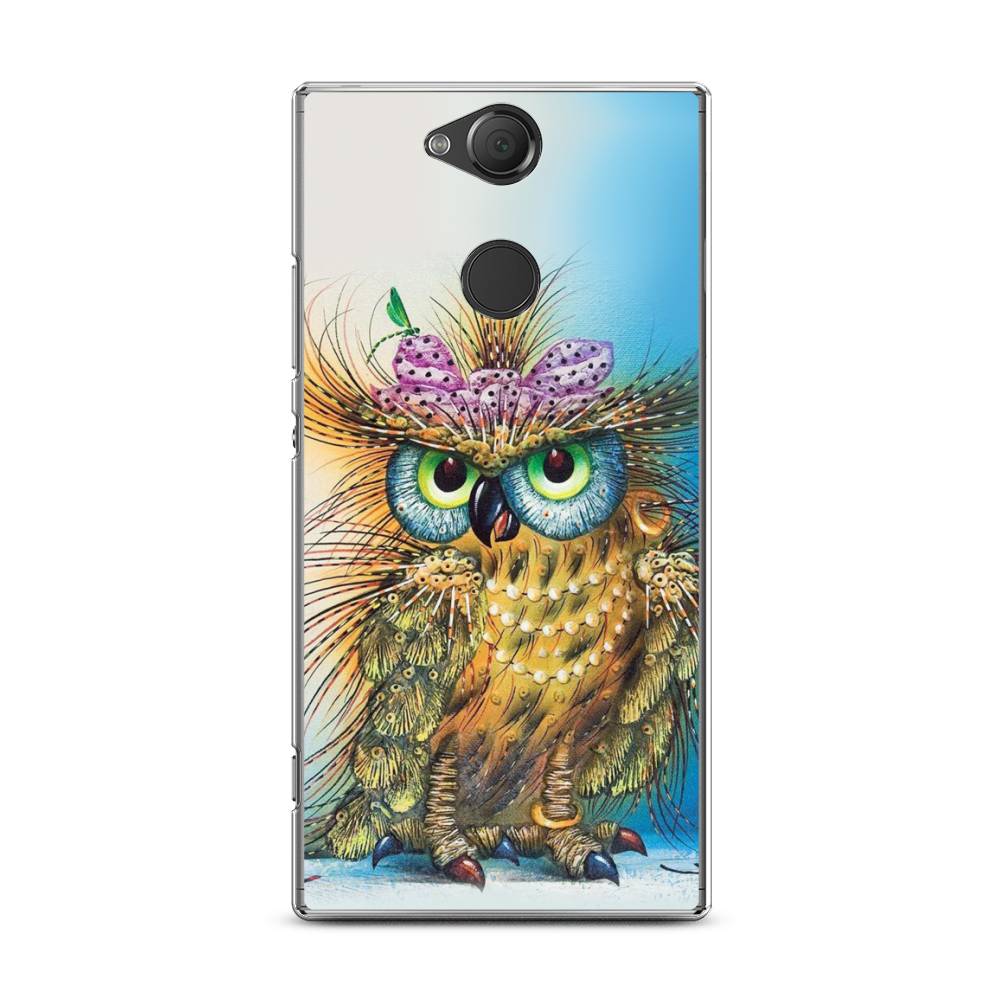 

Чехол для Sony Xperia XA2 Plus "Модная сова", Коричневый;голубой, 53550-1