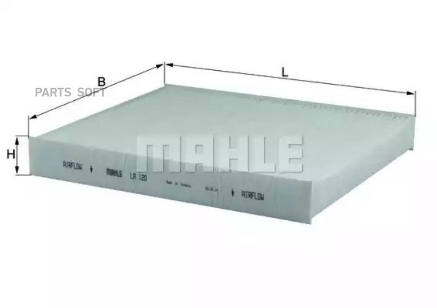 

Фильтр салона Mahle/Knecht la120