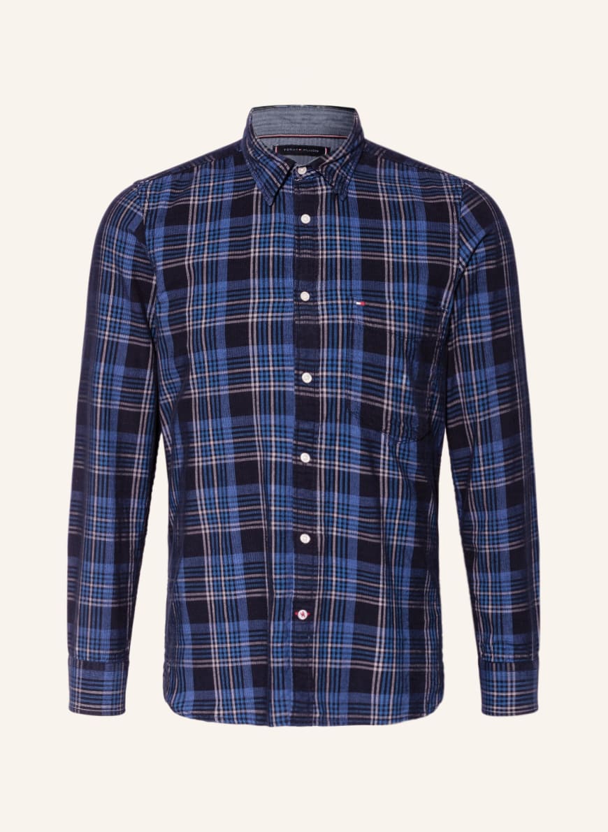 

Рубашка мужская Tommy Hilfiger 1001319491 синяя L (доставка из-за рубежа), 1001319491