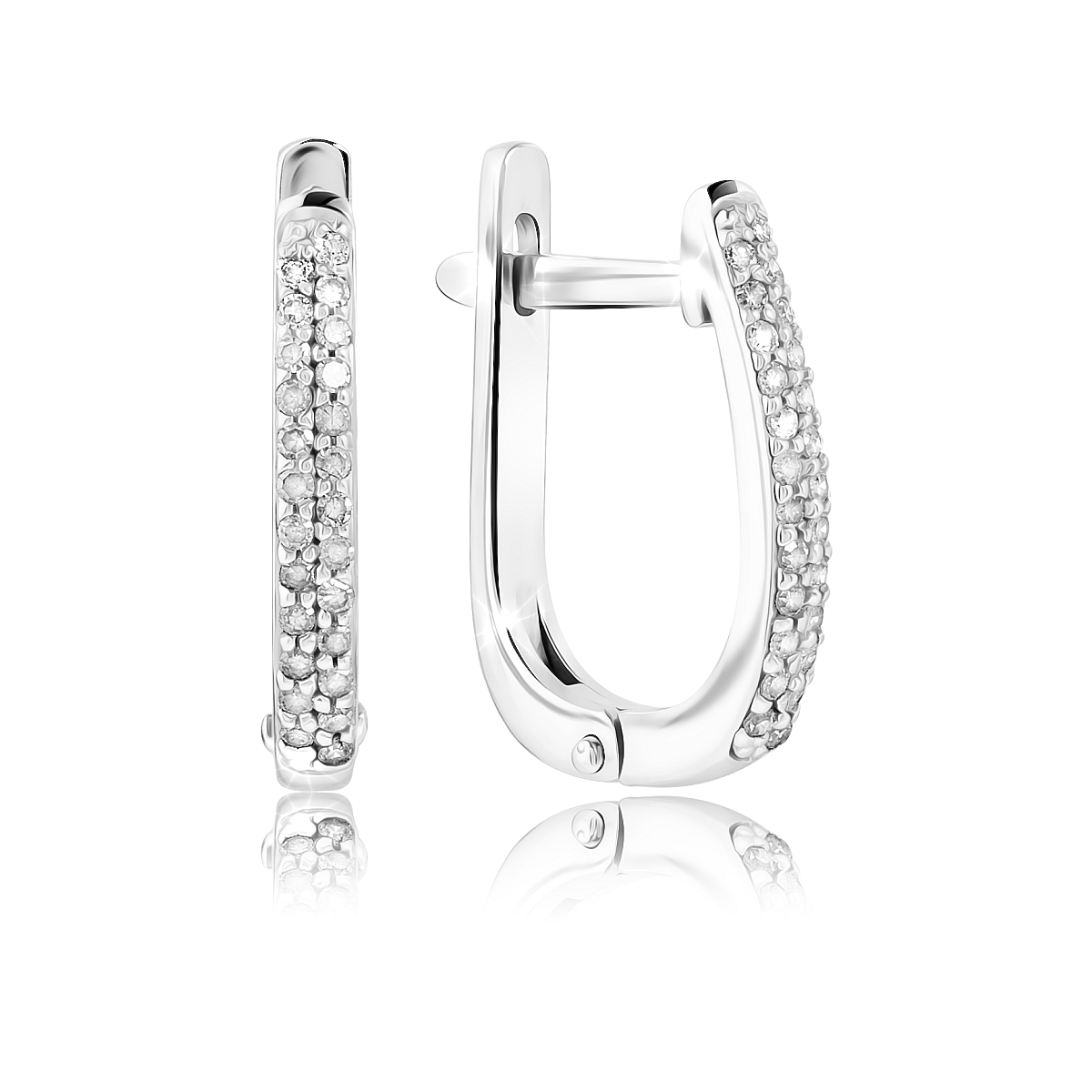 

Серьги из белого золота VALTERA 089922, бриллиант, 089922