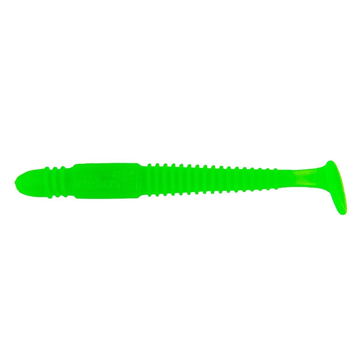 

Виброхвост несъедоб. Minoga 3,75"/9.5 см Electric green 100шт. (HS-17-007-N) Helios