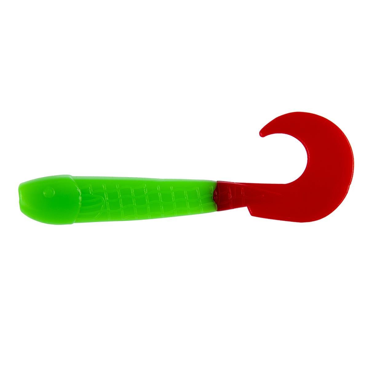 

Твистер несъедоб. Long Hybrid 3,55"/9,0 см Lime & Red 100шт. (HS-15-021-N) Helios