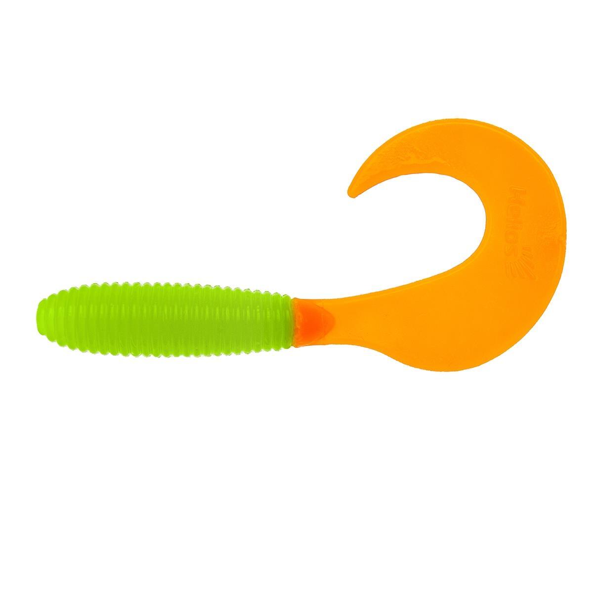 

Твистер несъедоб. Credo 3,35"/8,5 см Lime & Orange 100шт. (HS-11-020-N) Helios