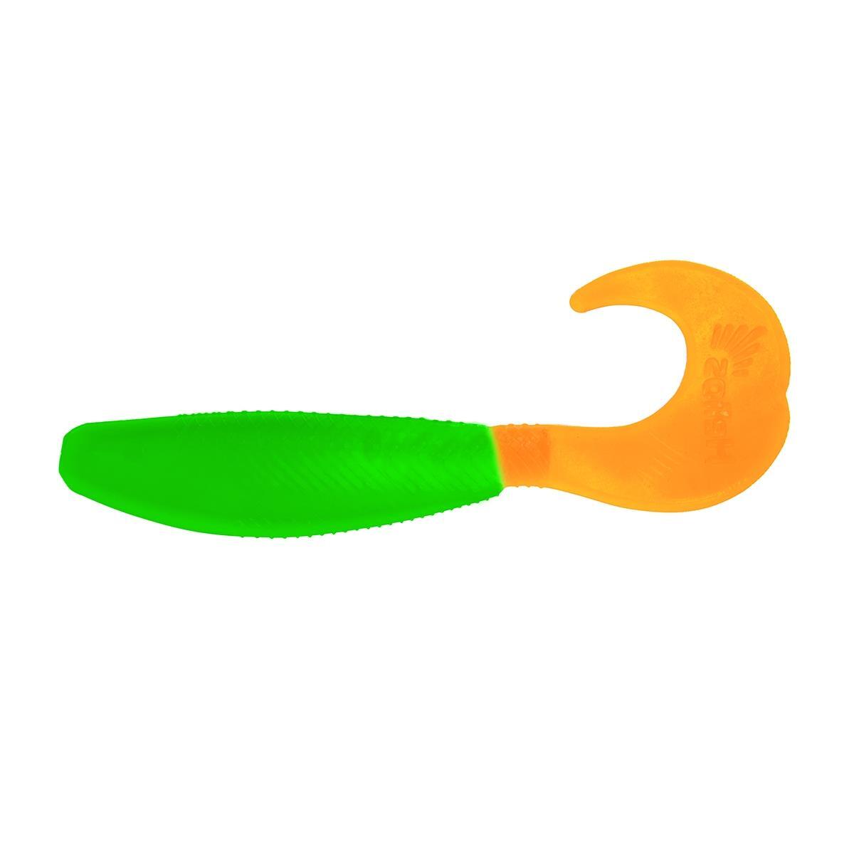 

Твистер несъедоб. Hybrid 3,15"/8,0 см Lime & Orange 100шт. (HS-14-020-N) Helios
